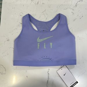 Nike dry fit, high support swoosh adjustable bra